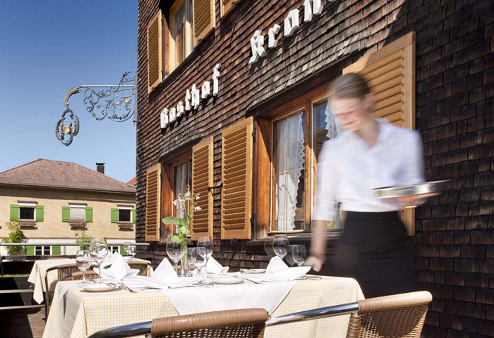 Hotel Gasthof Krone Hittisau Bagian luar foto